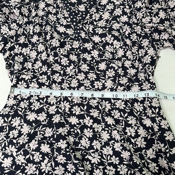 Rebecca Taylor Silk Blend Floral Dress Size 4 - Picture 6 of 7